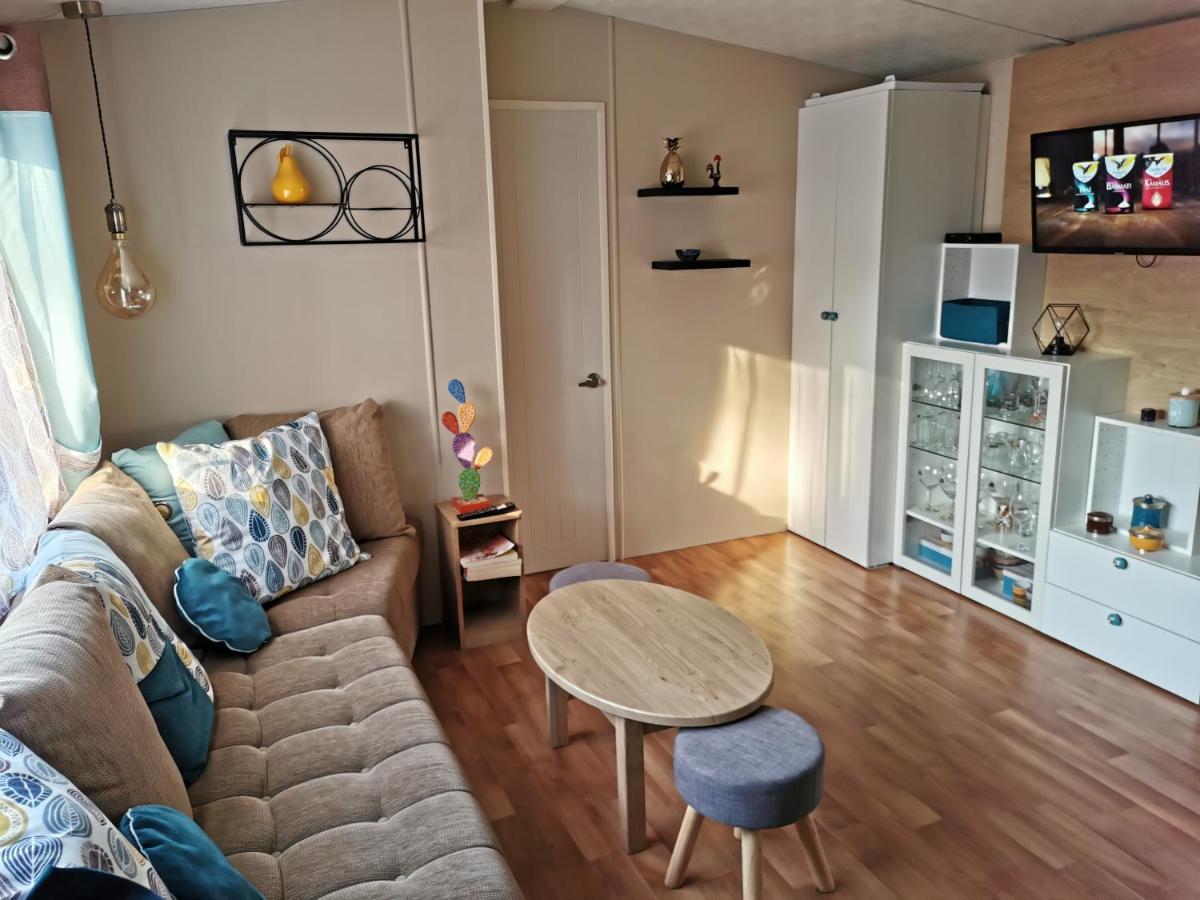 Camping Les Bois Mobil Home Grand Luxe 3Ch 2Sdb 생장드몽 외부 사진
