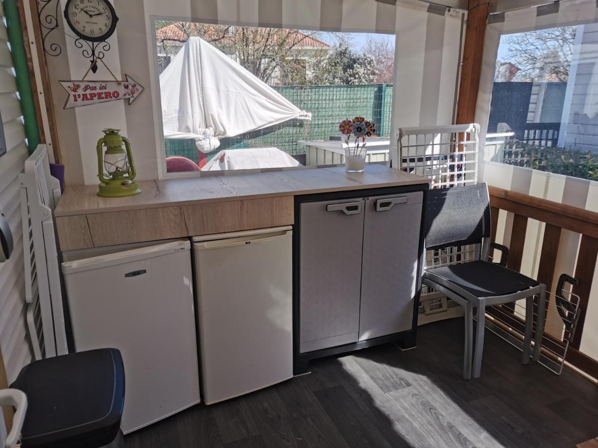 Camping Les Bois Mobil Home Grand Luxe 3Ch 2Sdb 생장드몽 외부 사진