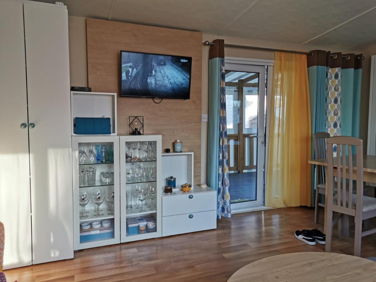 Camping Les Bois Mobil Home Grand Luxe 3Ch 2Sdb 생장드몽 외부 사진