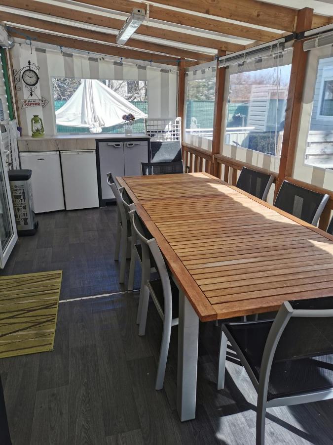 Camping Les Bois Mobil Home Grand Luxe 3Ch 2Sdb 생장드몽 외부 사진